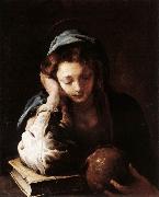FETI, Domenico The Repentant St Mary Magdalene dfr USA oil painting artist